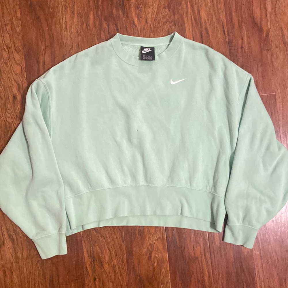 Aqua Pastel Nike Boxy Crew Neck